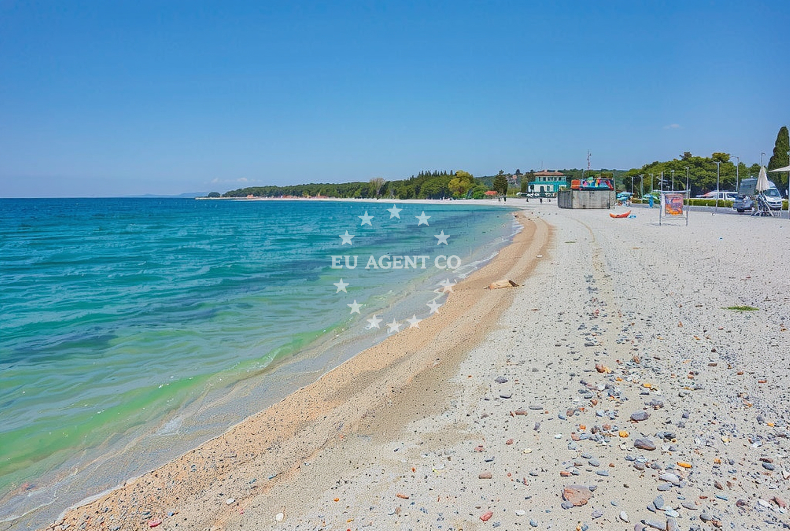 Additional view of Stara Fazana beach in Piazza Grande 3, Fažana