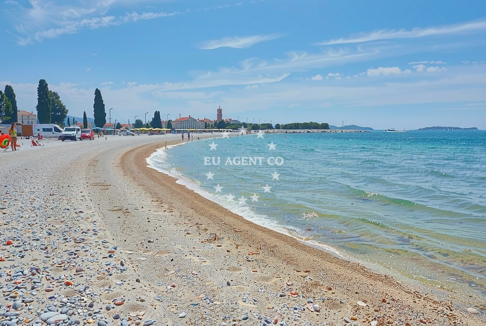 Additional view of Stara Fazana beach in Piazza Grande 3, Fažana