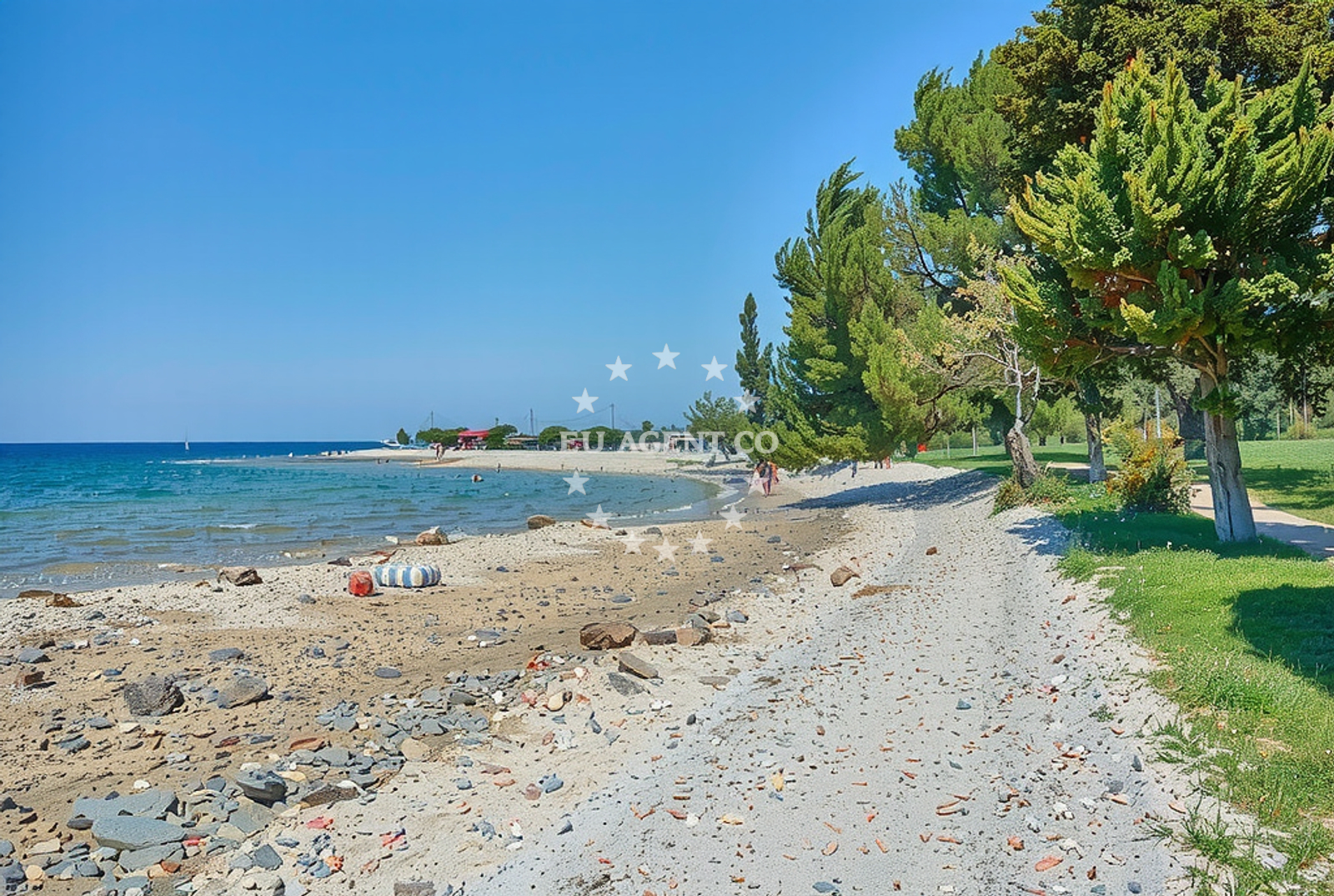 Additional view of Stara Fazana beach in Piazza Grande 3, Fažana