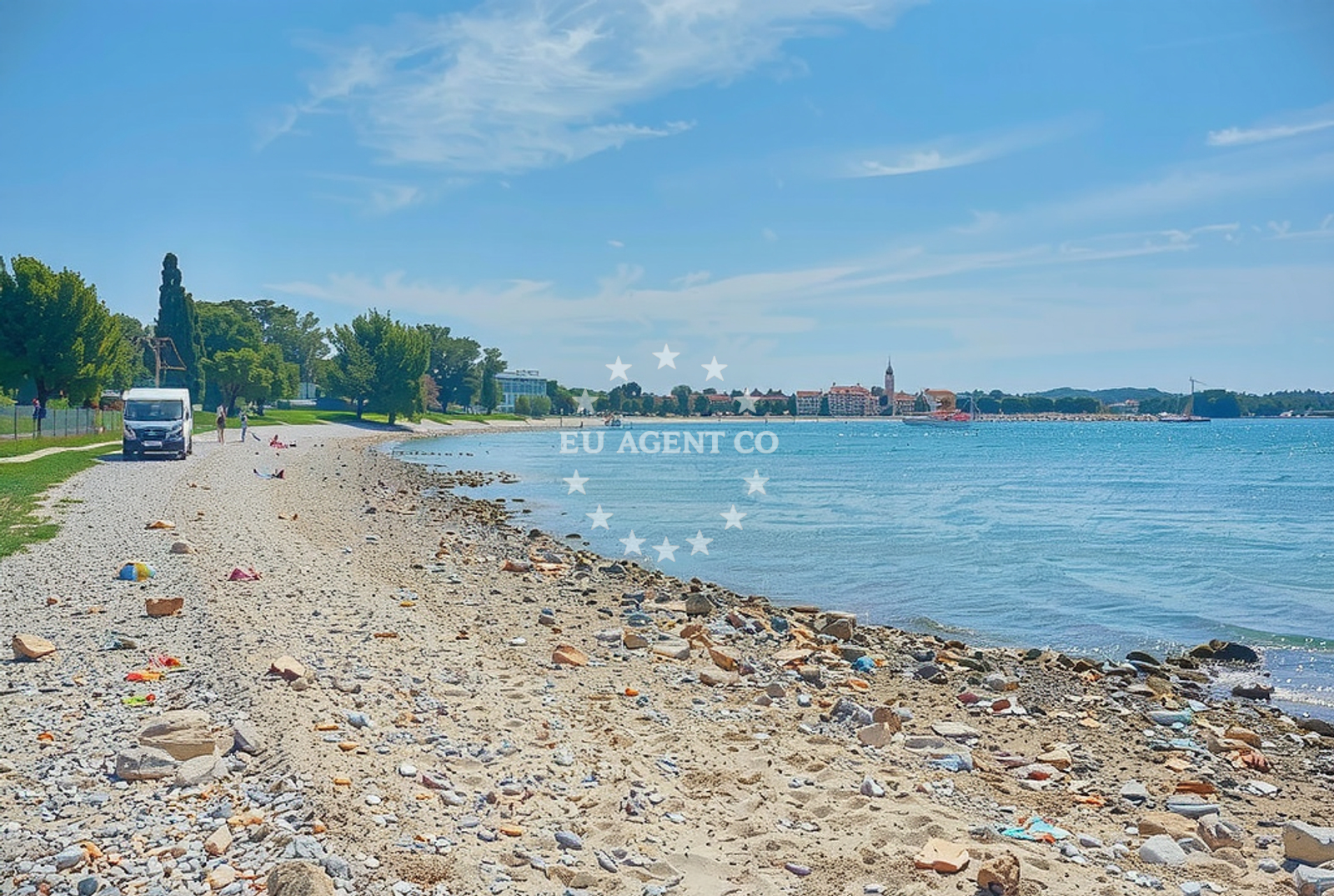 Additional view of Stara Fazana beach in Piazza Grande 3, Fažana