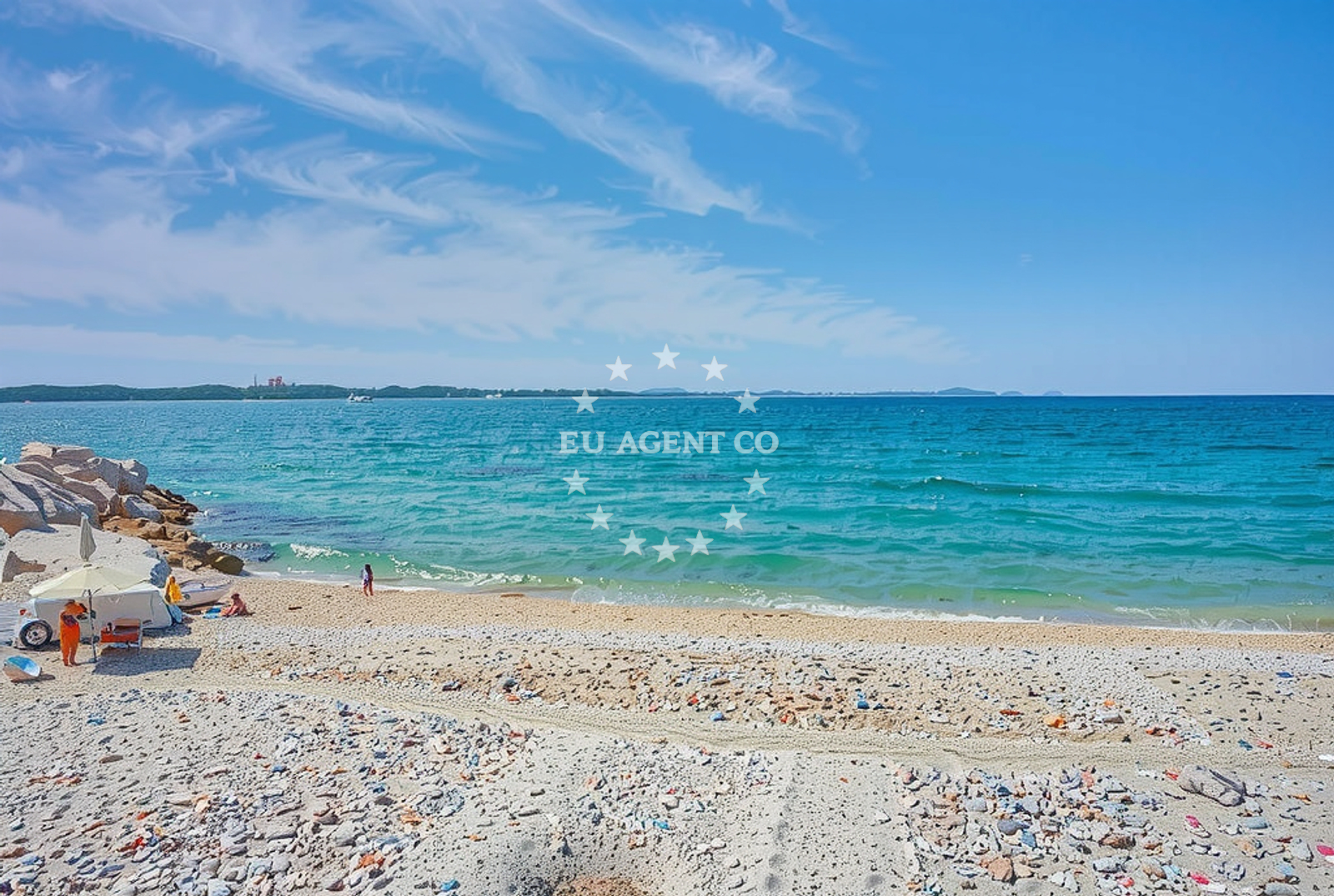 Additional view of Stara Fazana beach in Piazza Grande 3, Fažana
