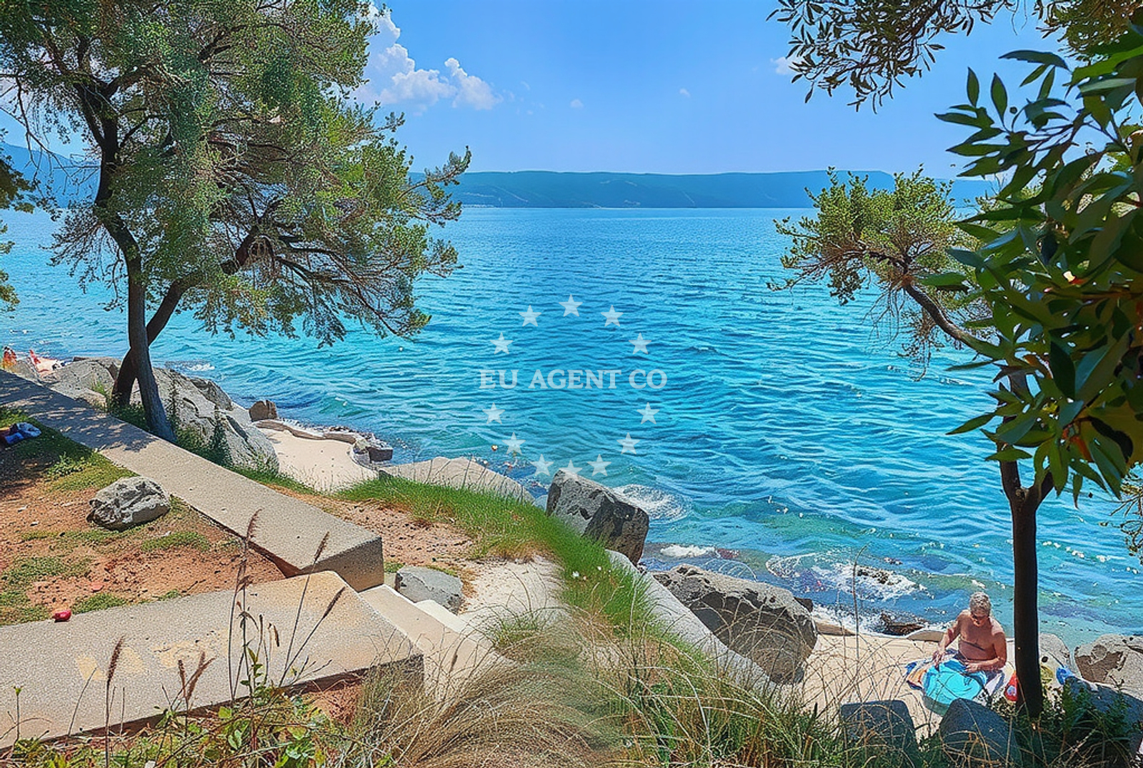 Additional view of Stara Gavza, Cres (Cres) Beach in Stara Gavza