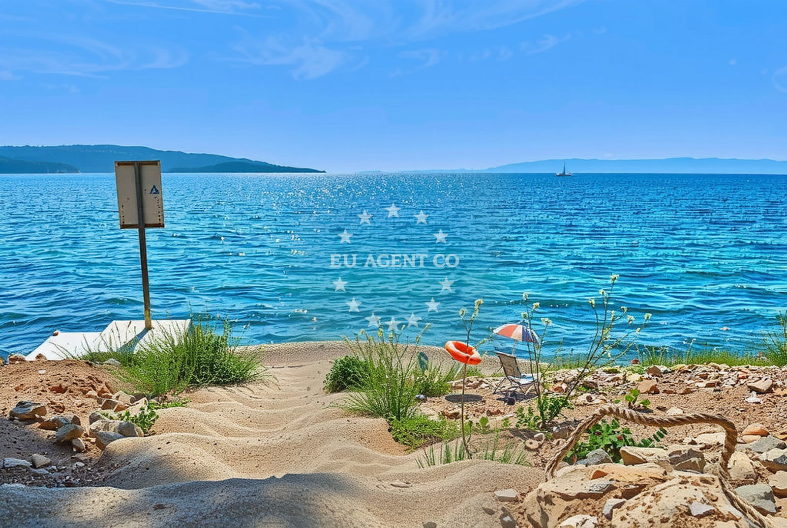 Additional view of Stara Gavza, Cres (Cres) Beach in Stara Gavza