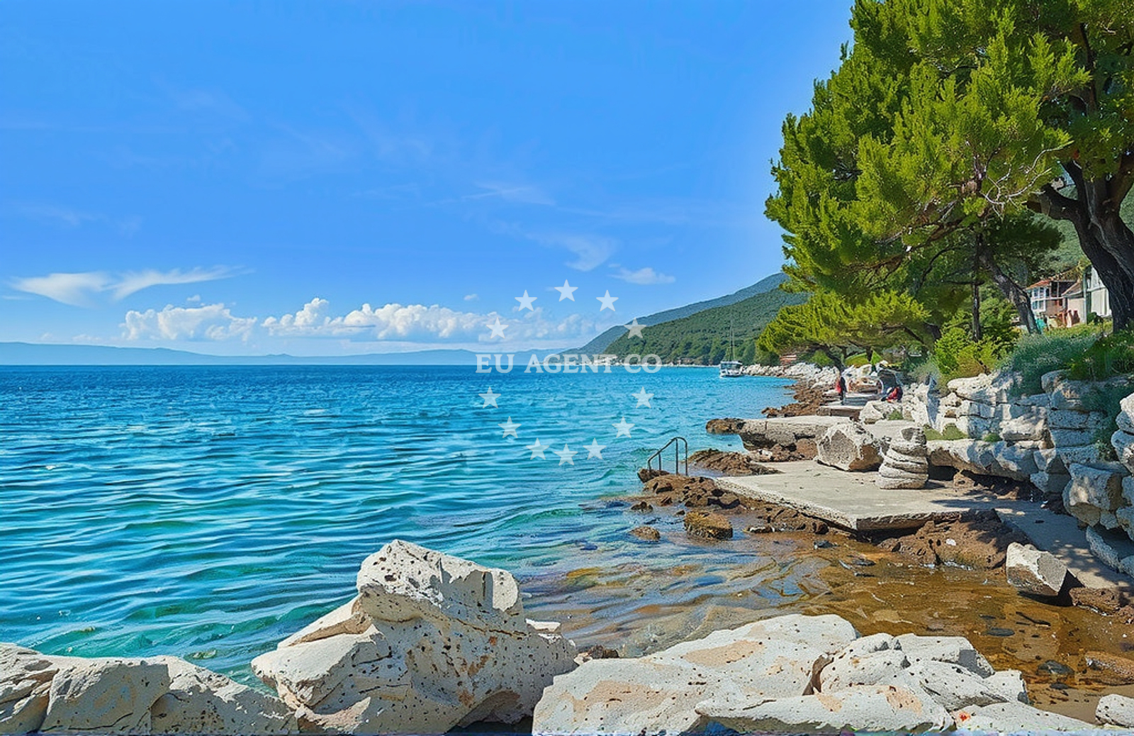 Additional view of Stara Gavza, Cres (Cres) Beach in Stara Gavza