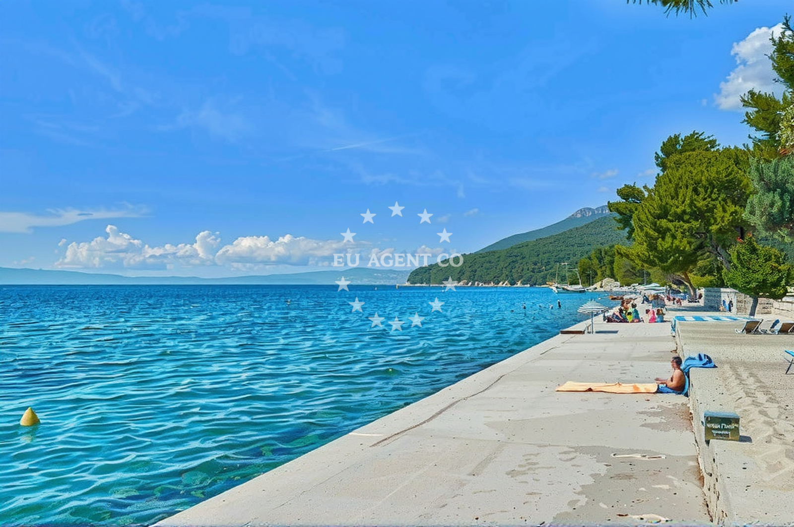 Additional view of Stara Gavza, Cres (Cres) Beach in Stara Gavza