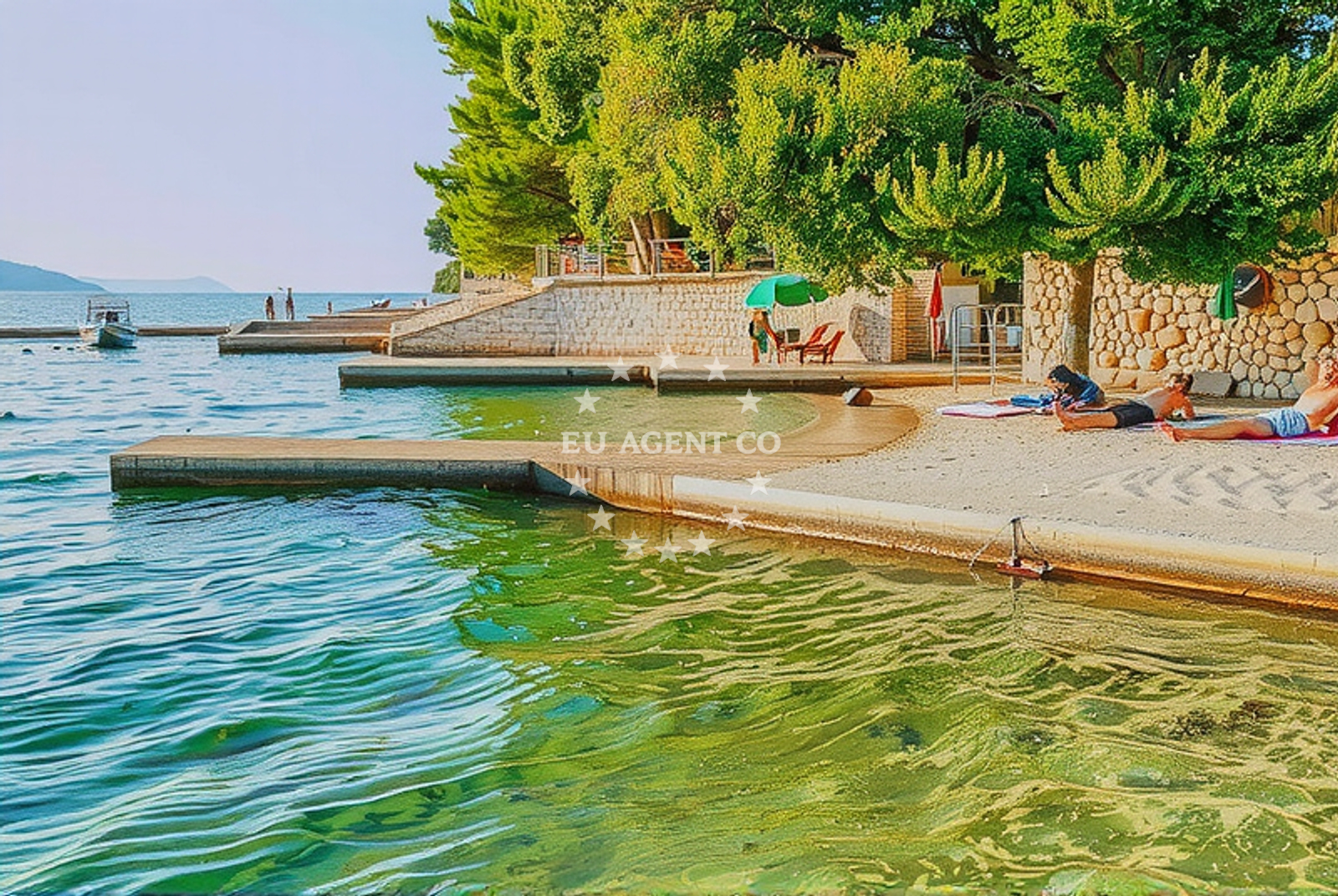 Beach facilities and surroundings at Stara Novalja (Pag): beaches and coves (9) in Stara Novalja (Pag)