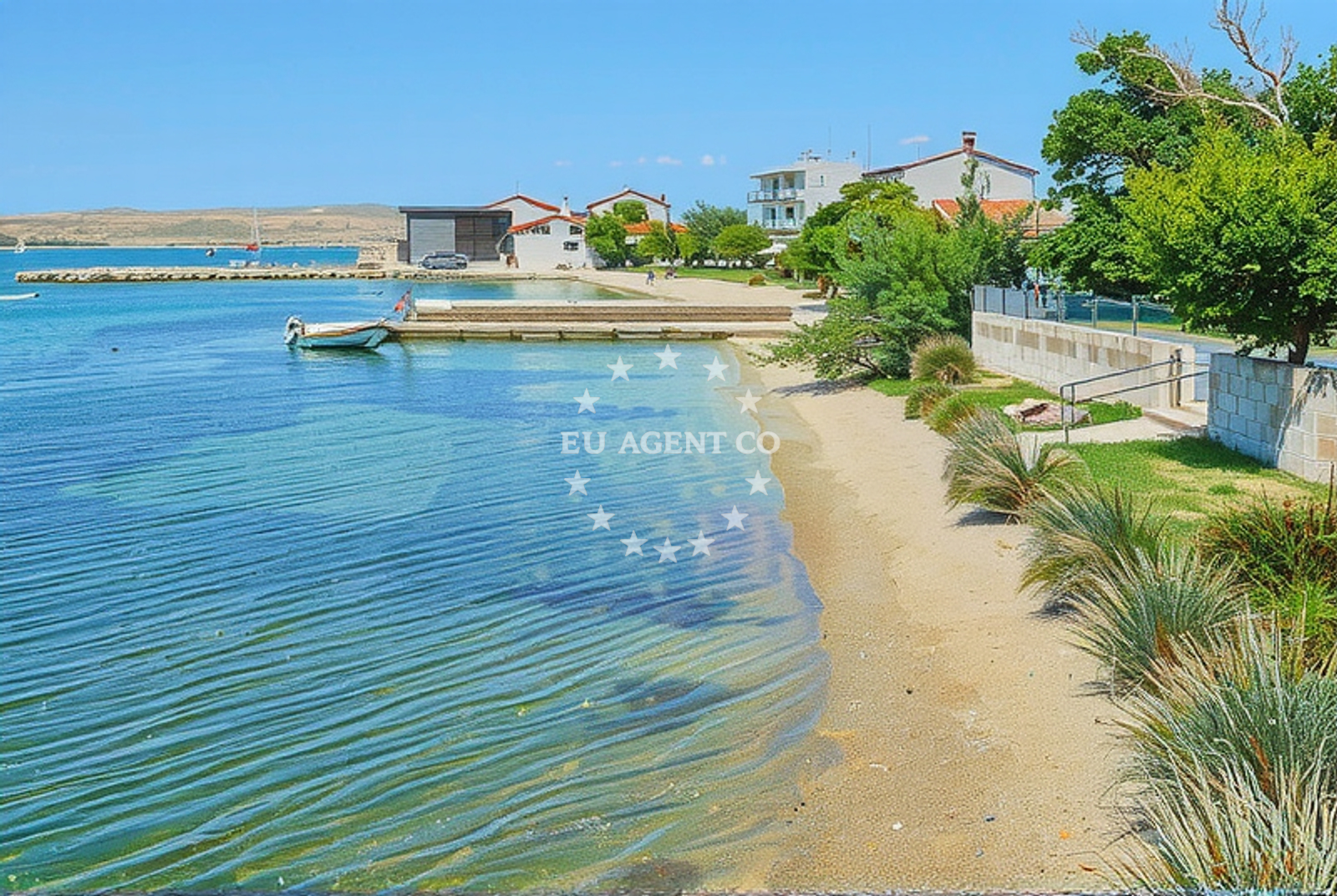 Shoreline and swimming area at Stara Vas (Pag): beaches and coves in Stara Vas (Pag)