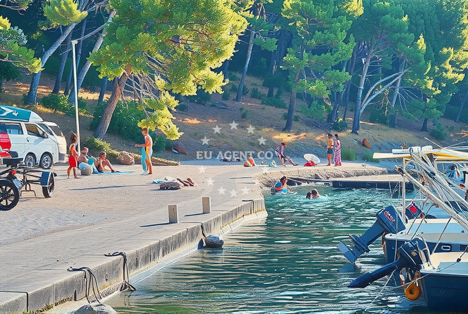 Additional view of Stari Porat beach in Put Rudeja 4, Okrug Donji