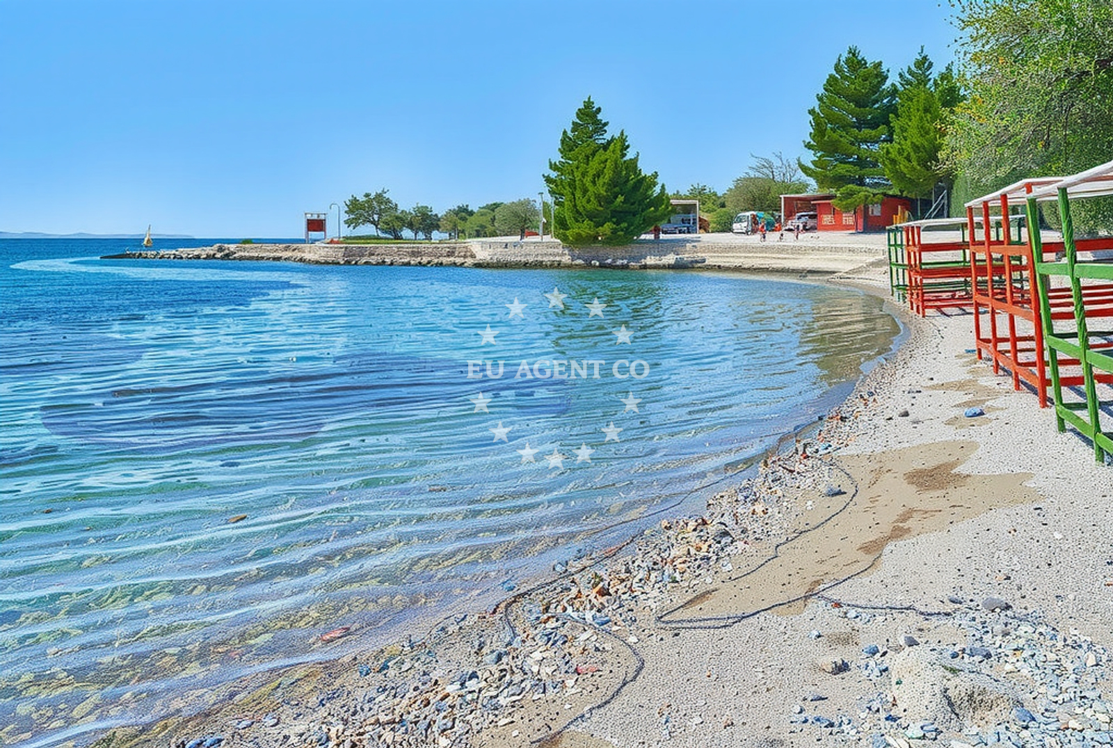 Sea and coastal view of Starigrad: beaches and coves (14) in Starigrad