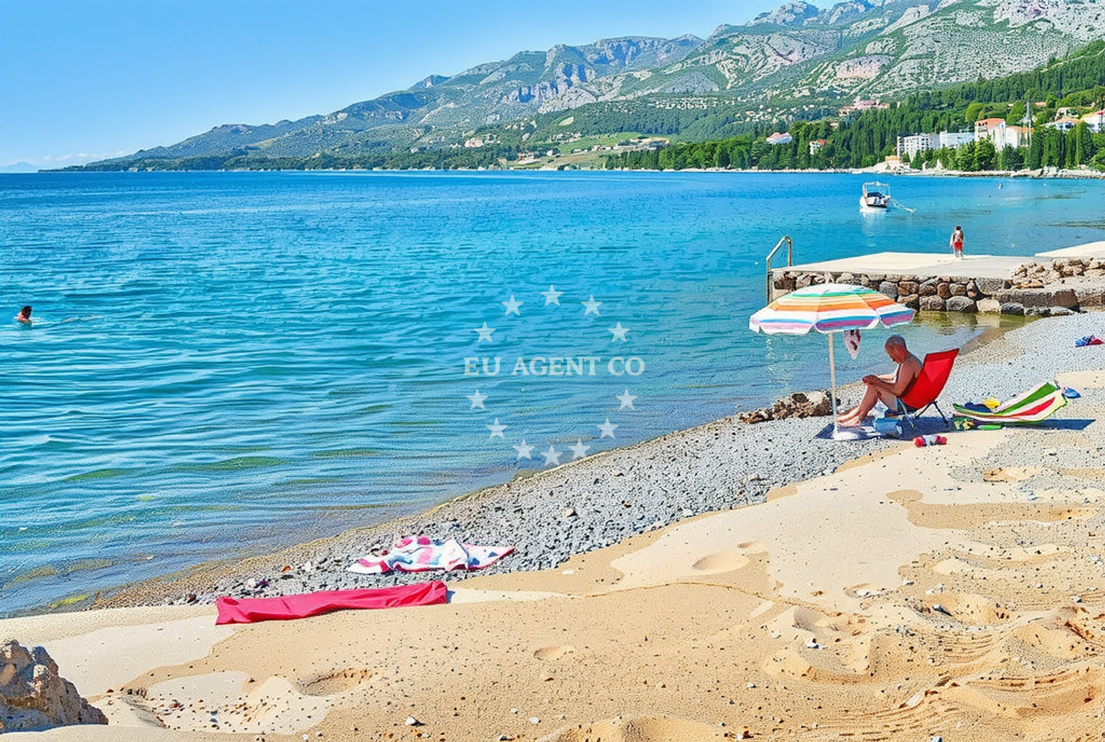 Shoreline and swimming area at Starigrad III in Ulica Jose Dokoza 110, Starigrad