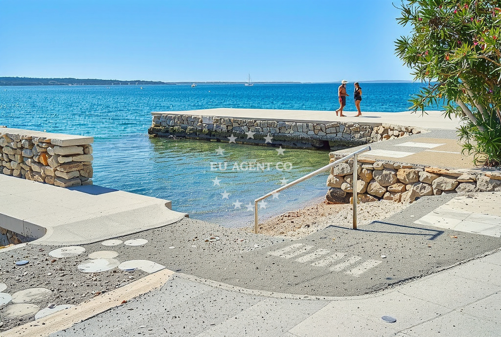 Shoreline and swimming area at Starigrad IV in Zagrebačka 10 G, Starigrad