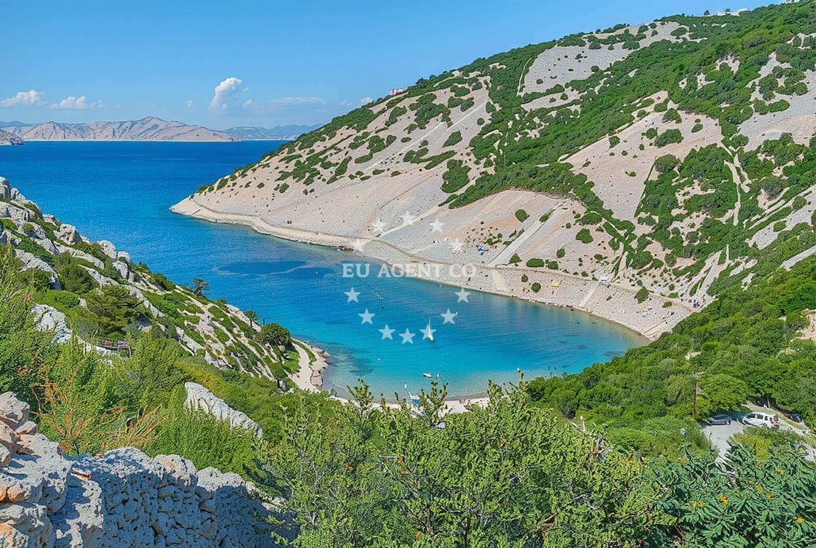 Shoreline and swimming area at Starigrad (Senj): beaches and coves (4) in Starigrad (Senj)