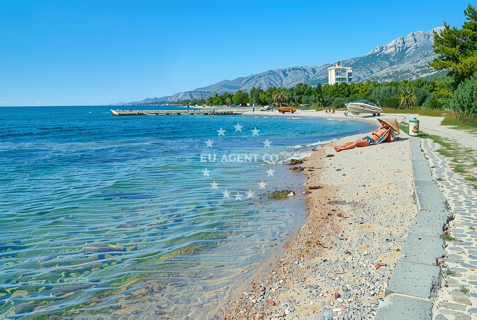 Shoreline and swimming area at Starigrad Wild in 3 Paklenička ulica, Starigrad