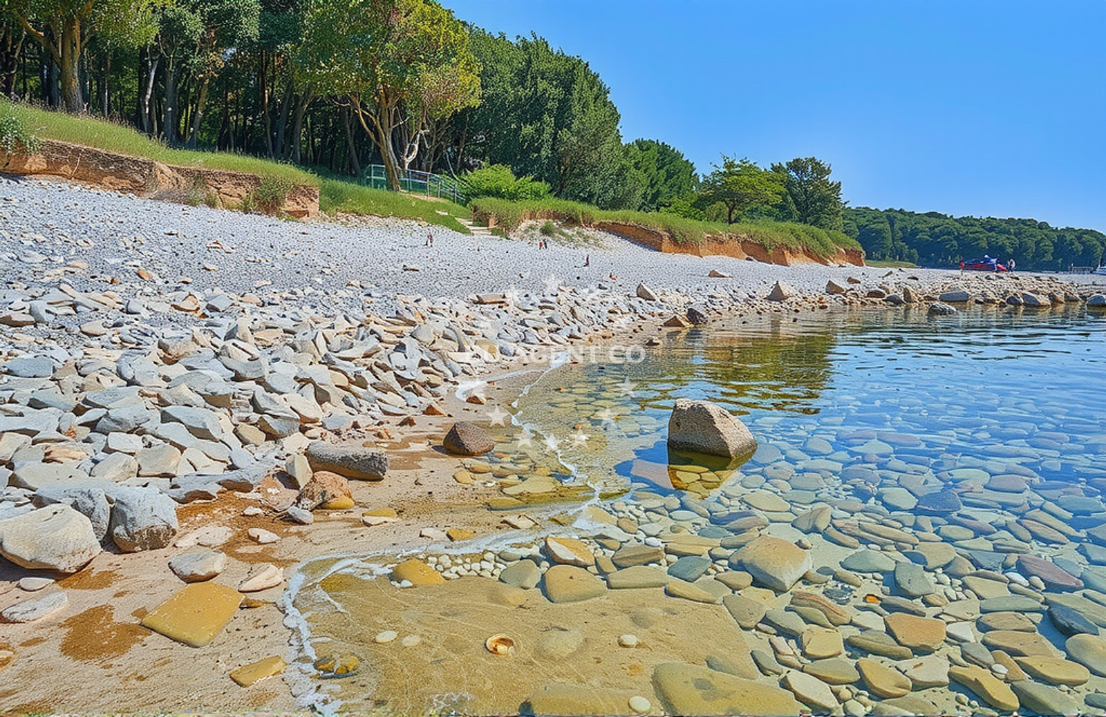 Overview of Šterna, Šišan Beach in Šterna