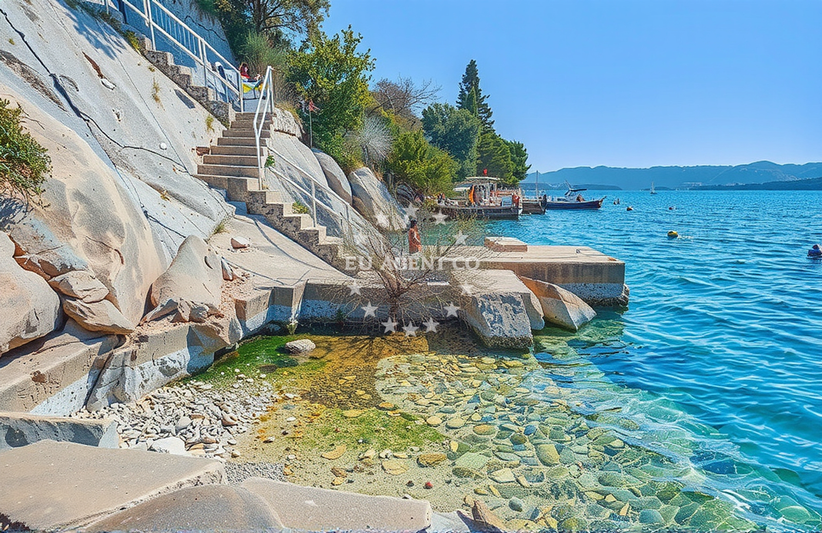Additional view of Stijene, Brodarica Beach in Stijene