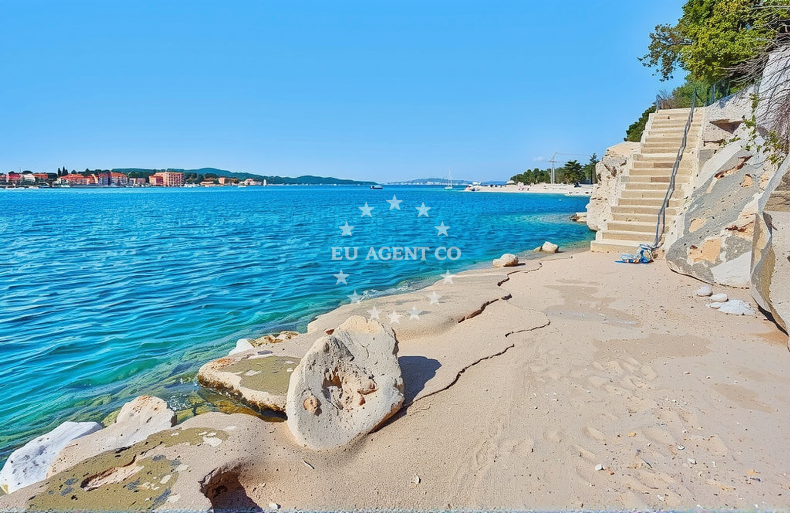 Additional view of Stijene, Brodarica Beach in Stijene