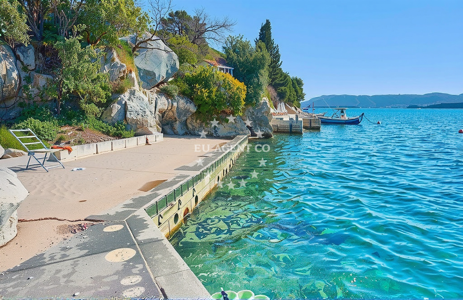Additional view of Stijene, Brodarica Beach in Stijene