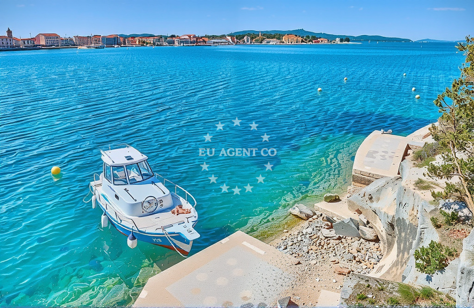 Additional view of Stijene, Brodarica Beach in Stijene