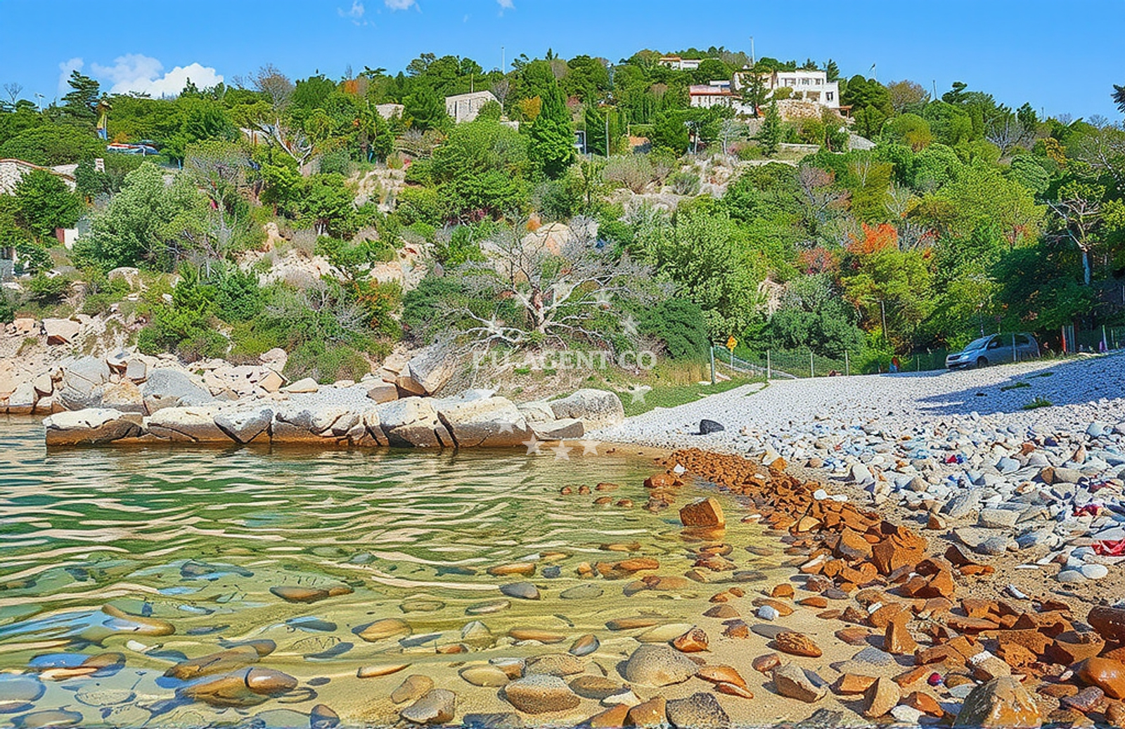 Overview of Stinica: beaches and coves (13) in Stinica