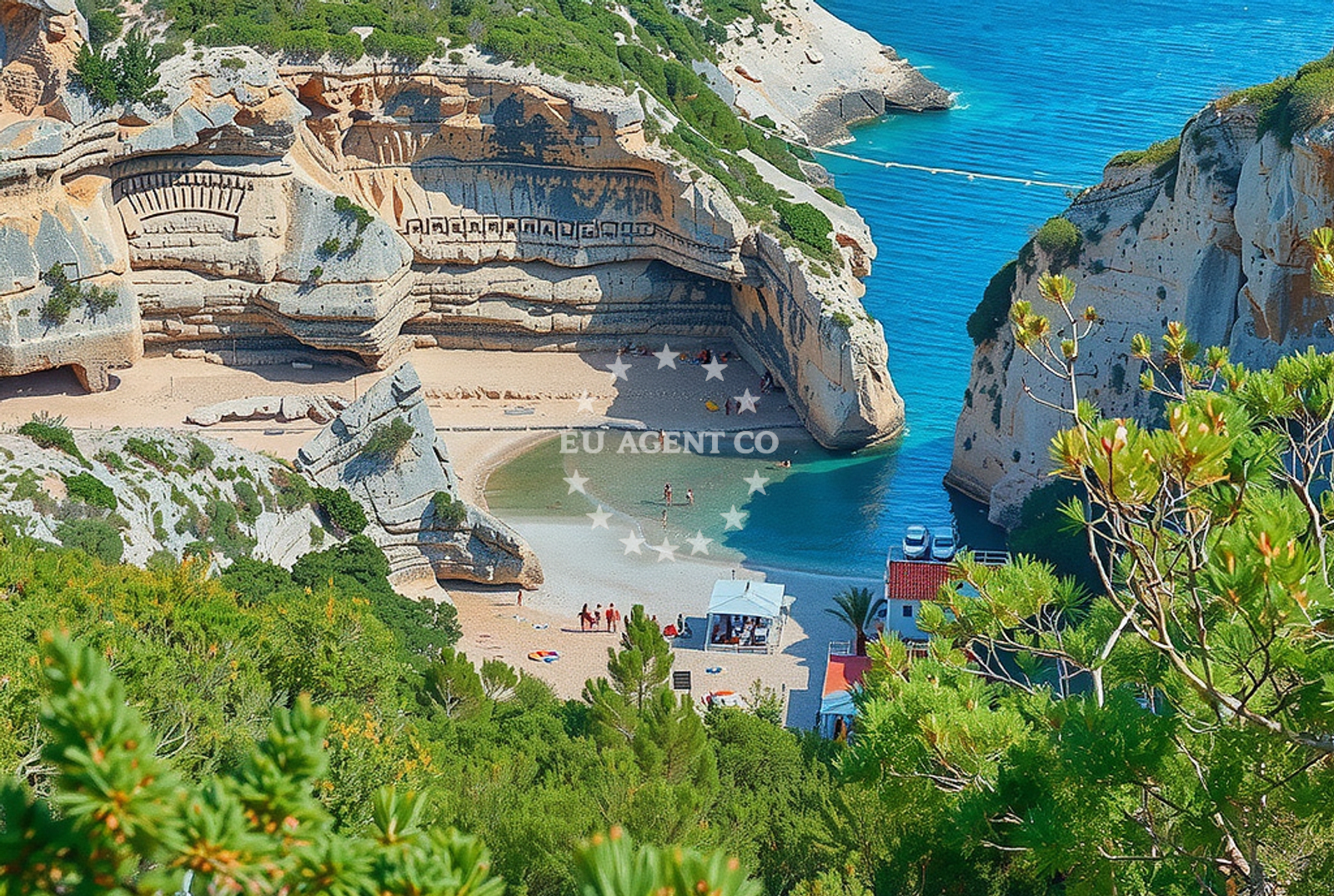 Additional view of Stiniva Beach in Žužeca 5, Vis