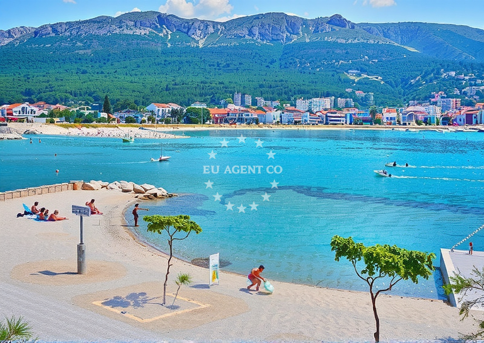 Sea and coastal view of Stobreč: beaches and coves (3) in Stobreč