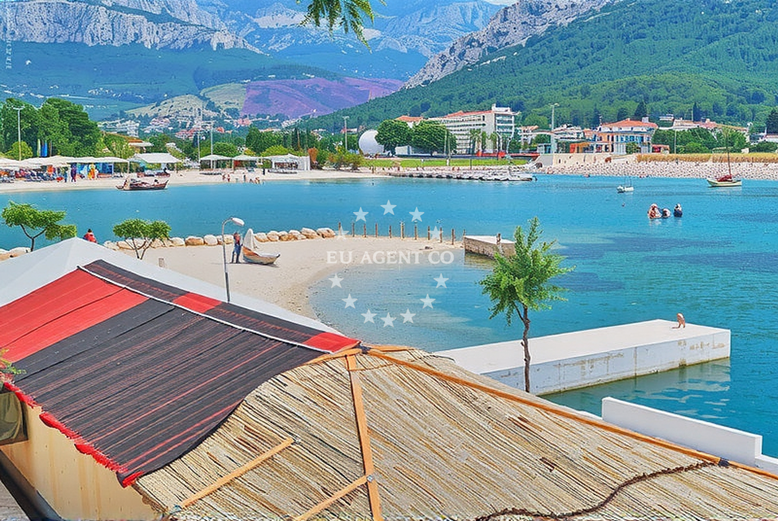 Beach facilities and surroundings at Stobreč: beaches and coves (3) in Stobreč