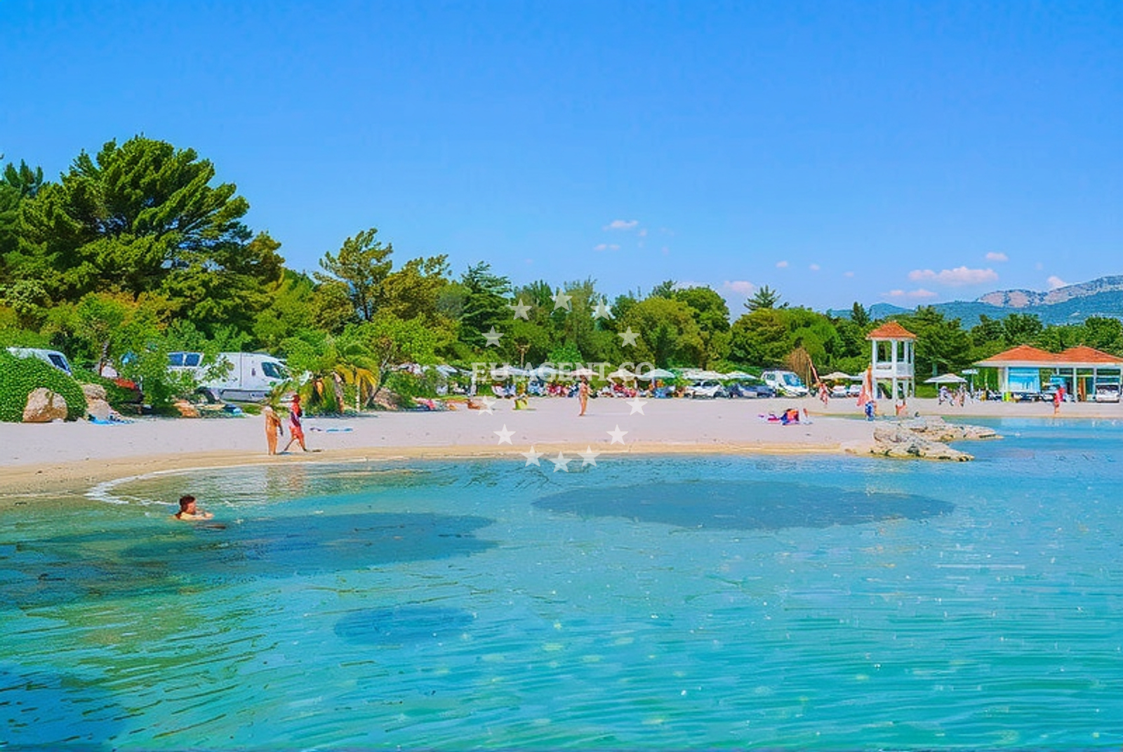 Additional view of Stobreč: beaches and coves (3) in Stobreč