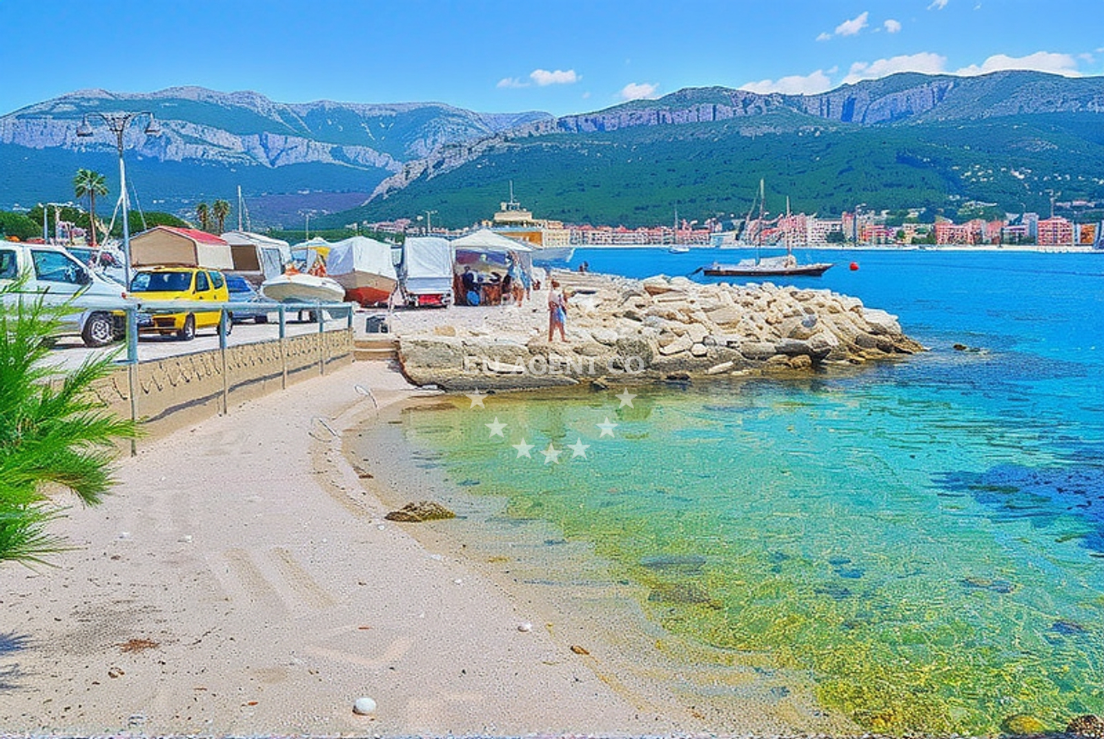 Additional view of Stobrec Jug Beach in Mornarska ulica, Split