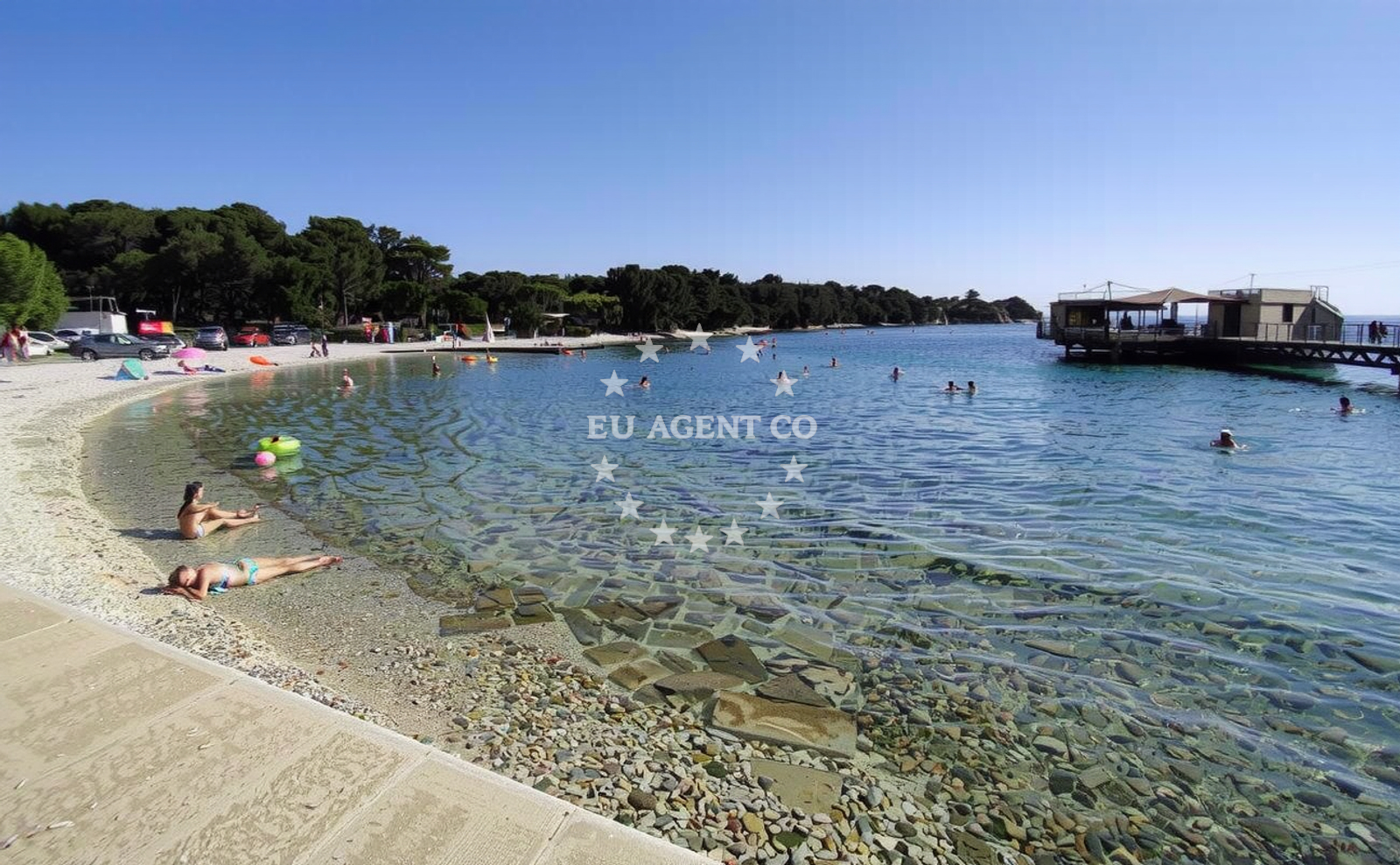 Additional view of Stoja beach in Stoja 37, Pula