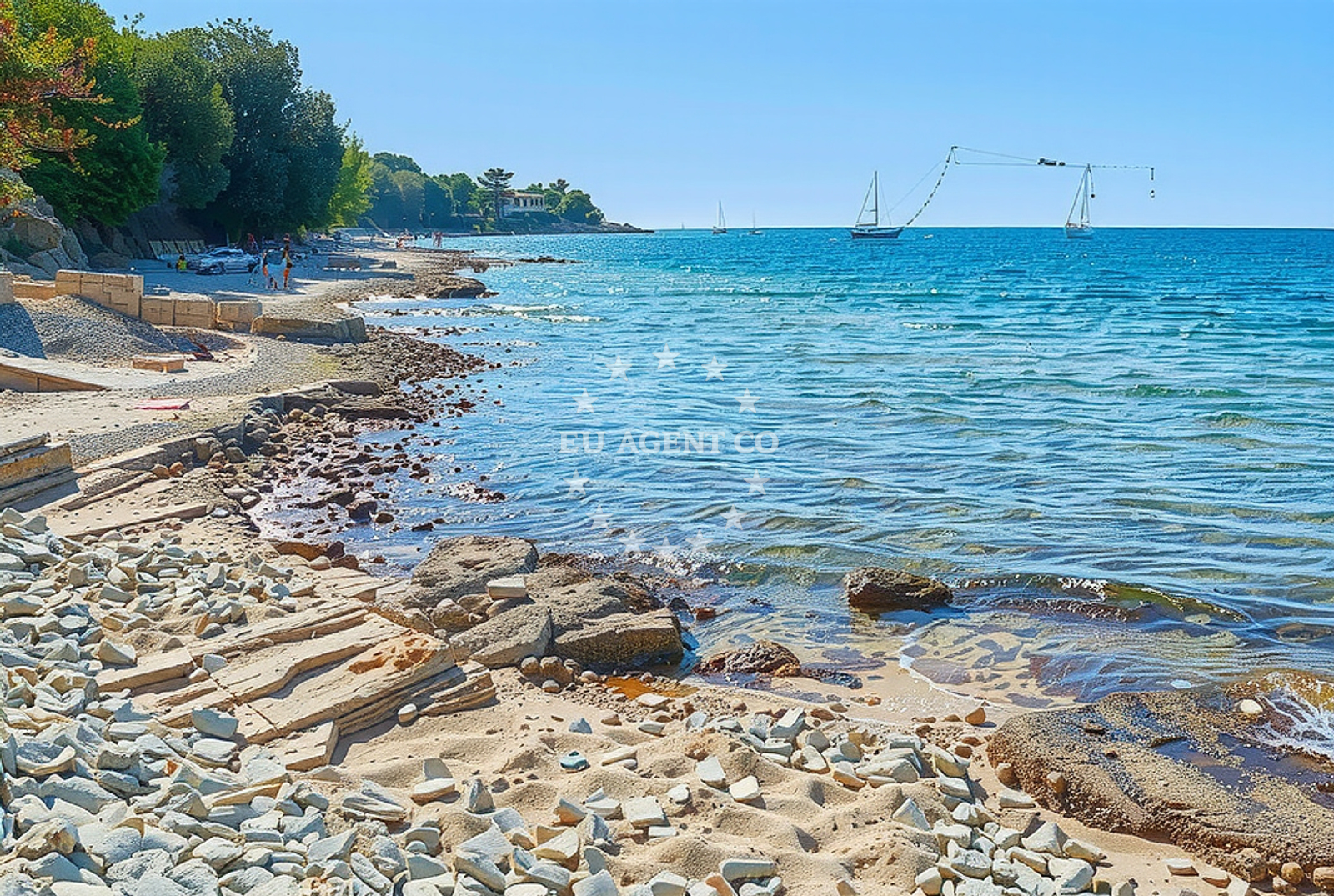 Additional view of Stoja beach in Stoja 37, Pula