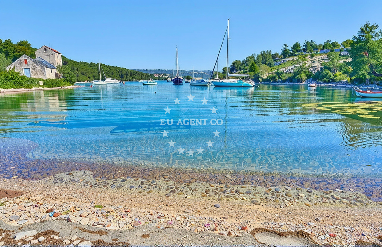 Sea and coastal view of Stpanska Bay II in Put Stipanske 25, Sutivan