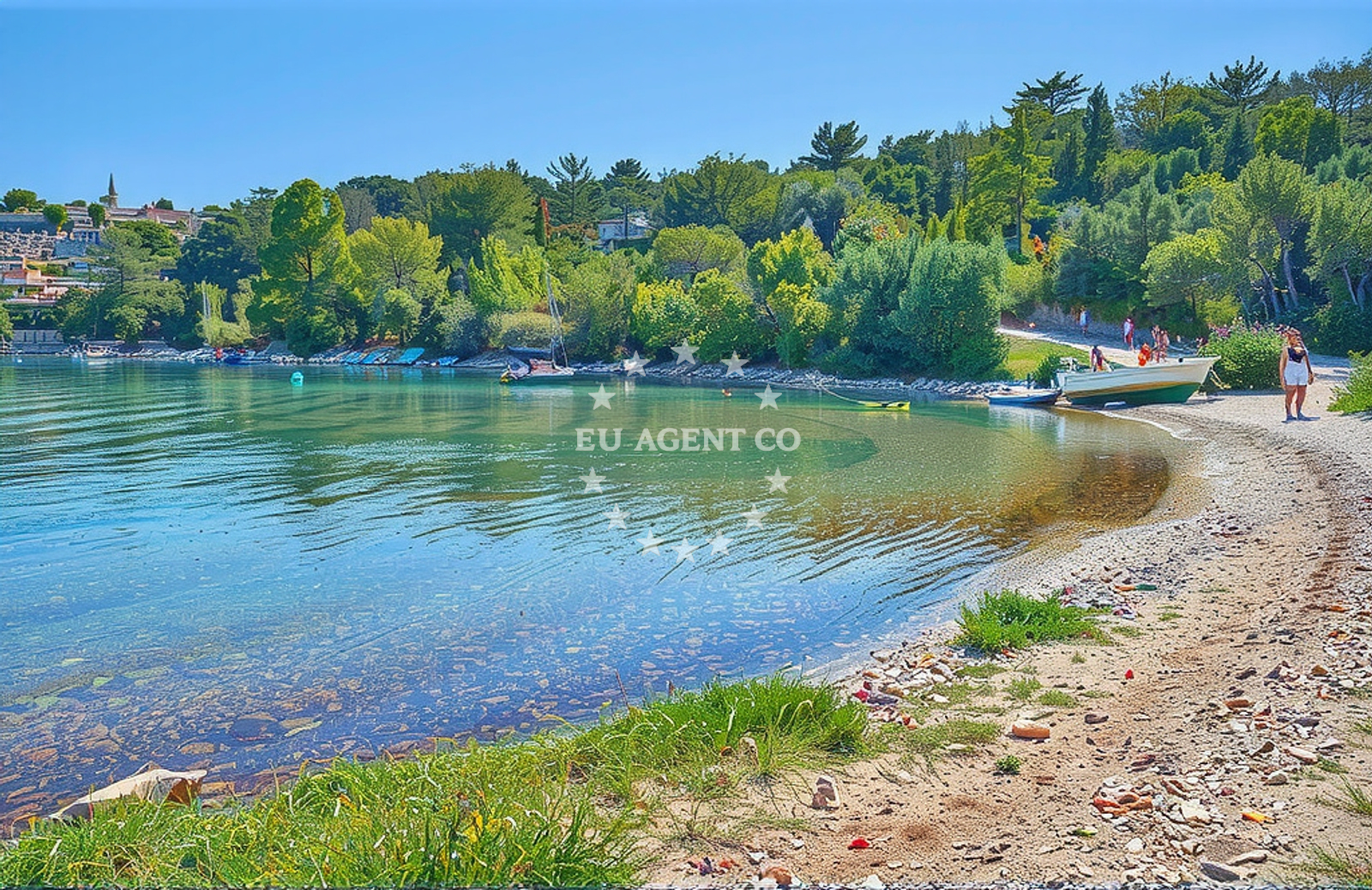Beach facilities and surroundings at Stpanska Bay II in Put Stipanske 25, Sutivan
