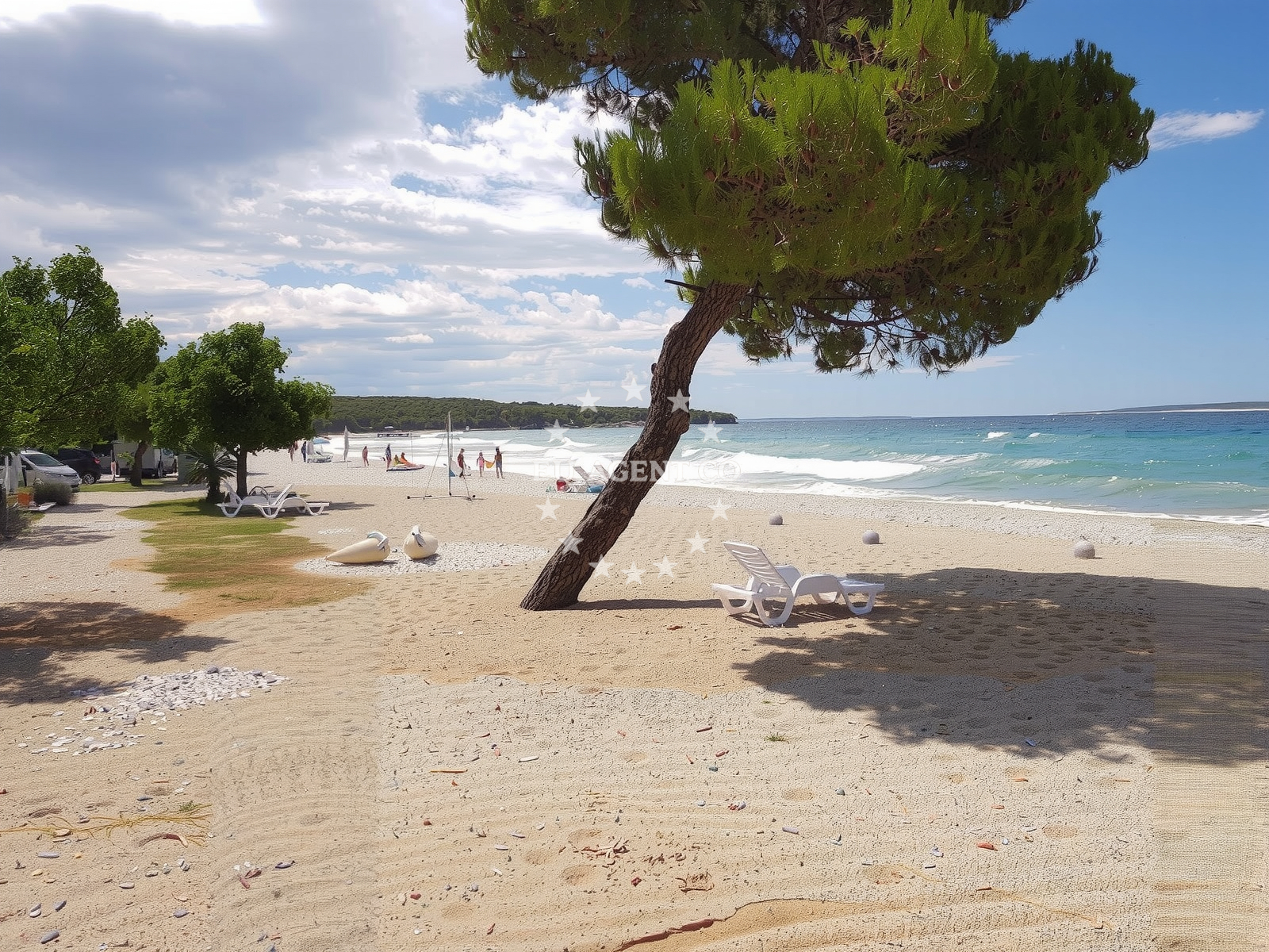 Additional view of Strasko beach in , Novalja