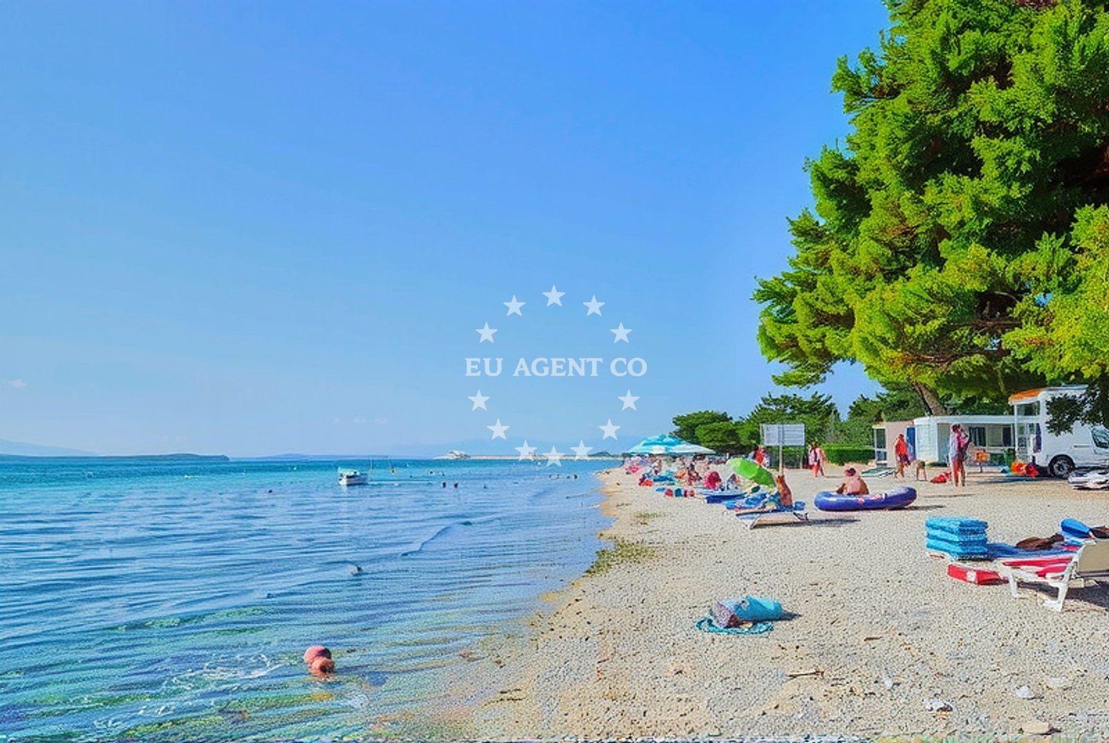 Additional view of Strasko beach in , Novalja