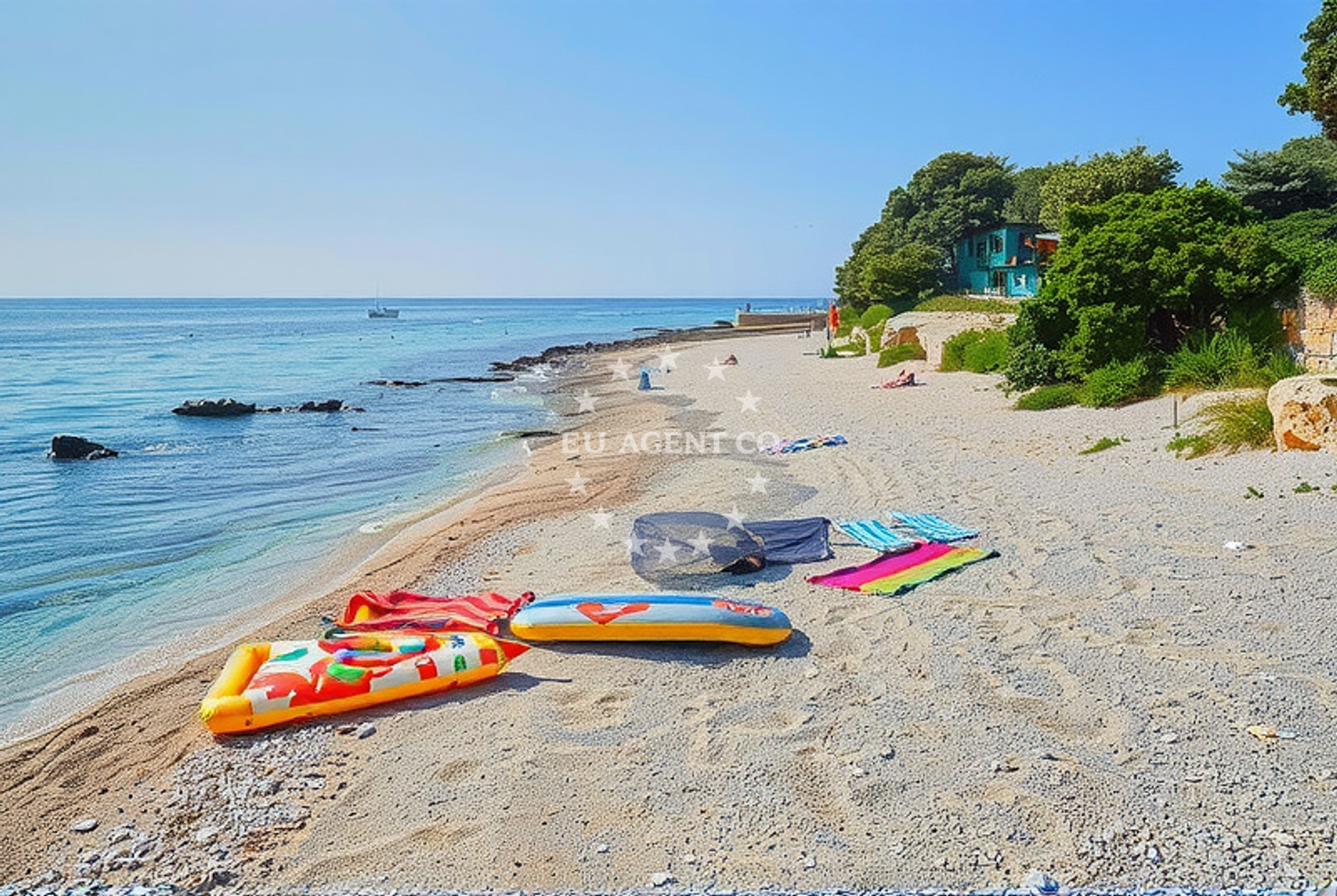 Additional view of Straško jug, Novalja (Pag) Beach in Straško jug