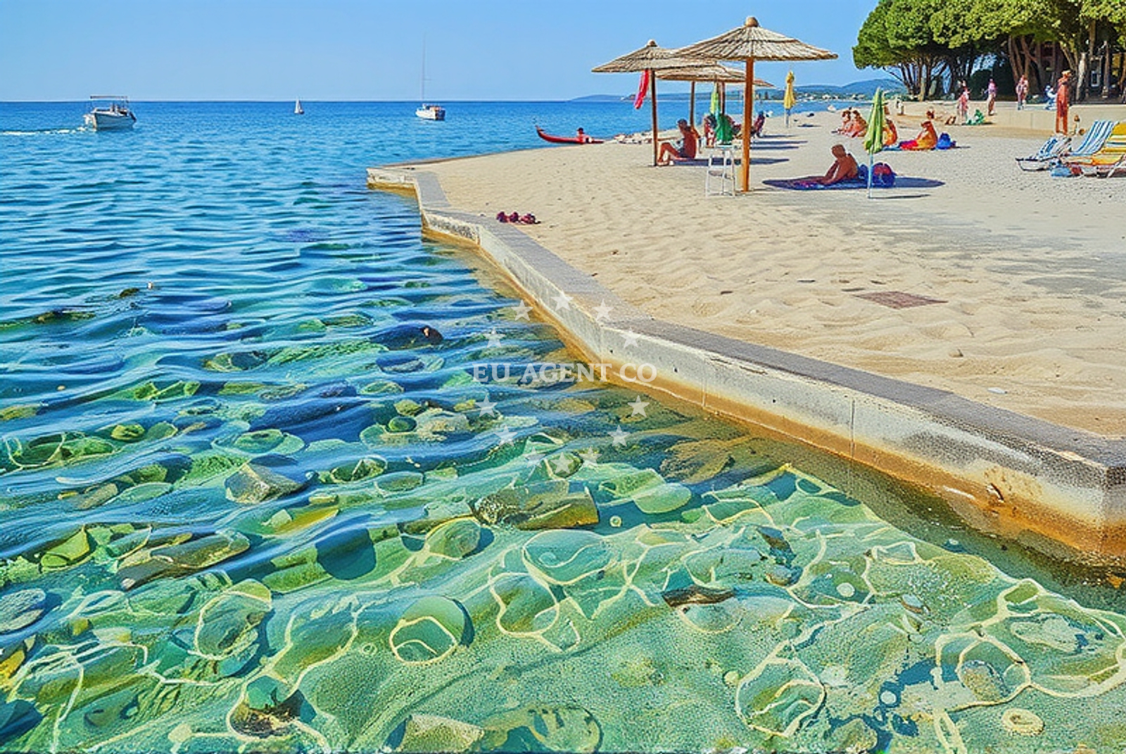 Additional view of Straško jug, Novalja (Pag) Beach in Straško jug