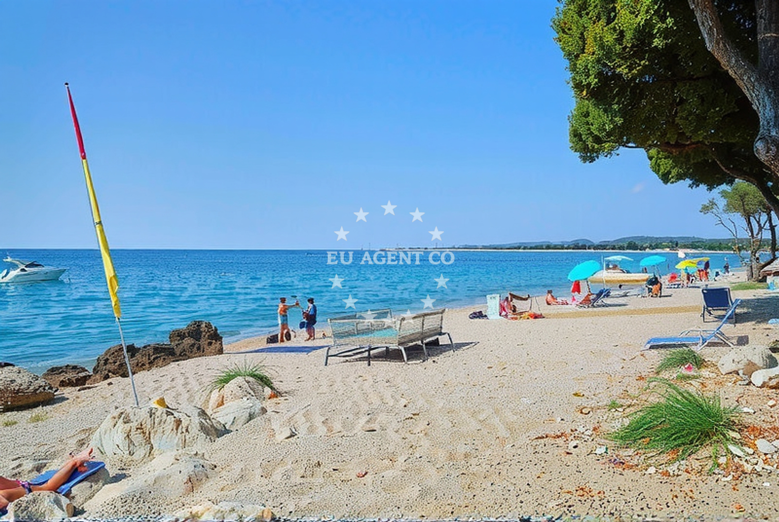 Additional view of Straško jug, Novalja (Pag) Beach in Straško jug