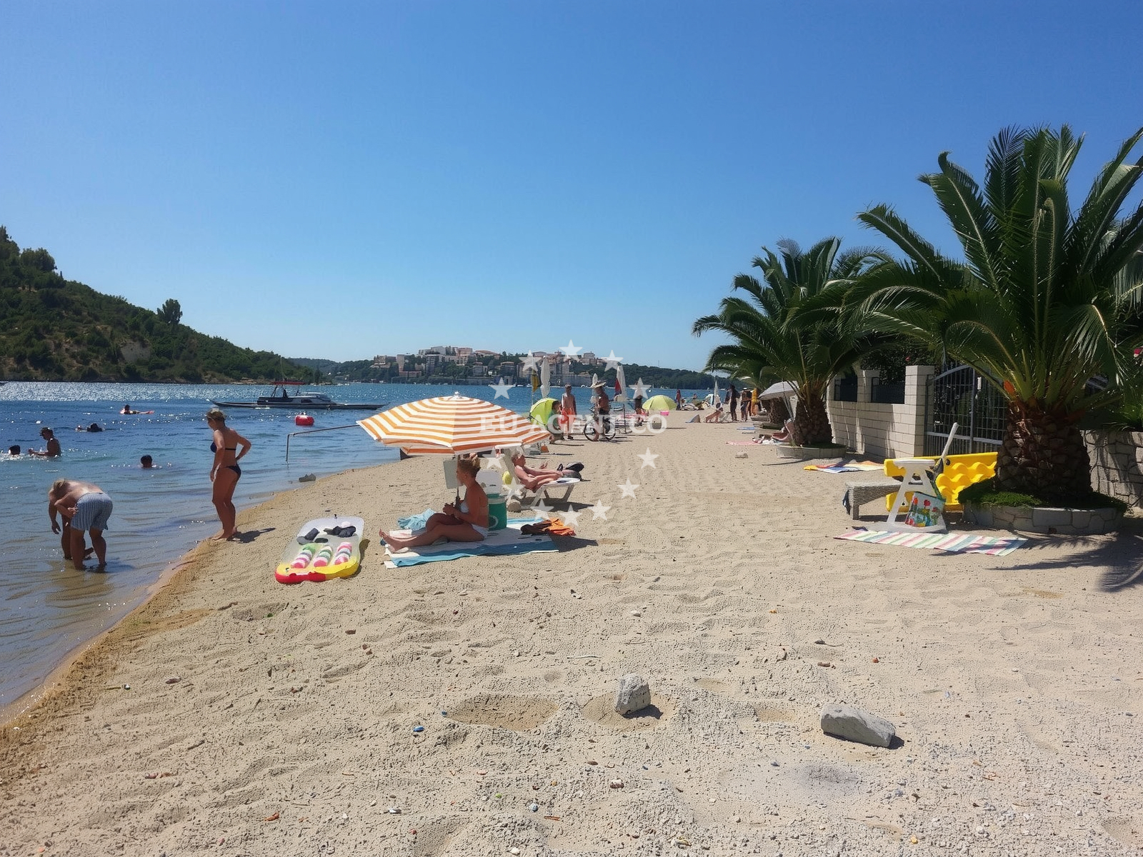 Overview of Stupin beach in Čeline ll 40, Rogoznica