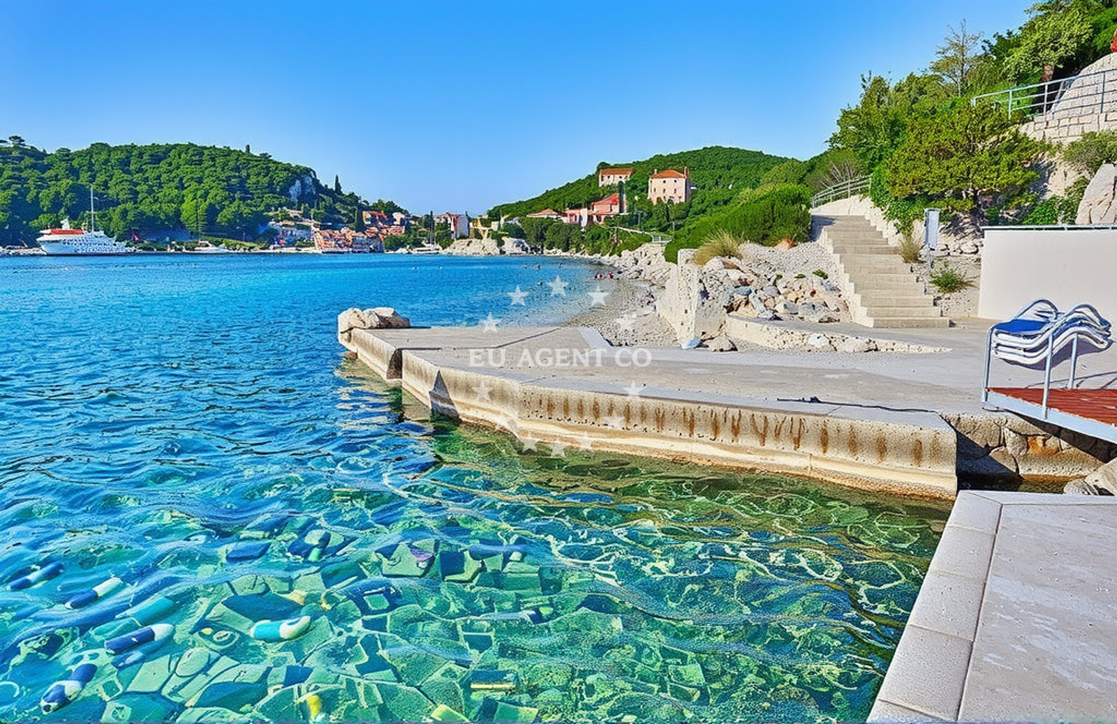 Beach facilities and surroundings at Suđurađ (Šipan): beaches and coves (4) in Suđurađ (Šipan)