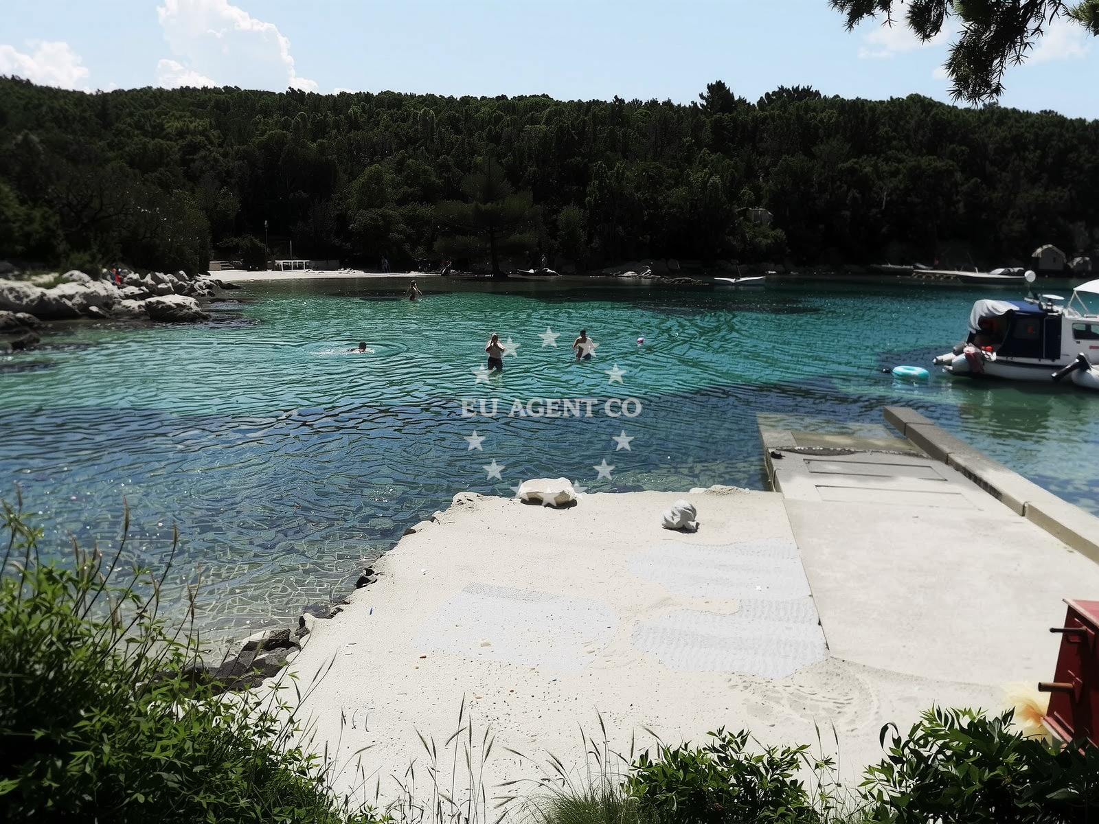 Additional view of Suha Punta beach in Kampor 99, Rab