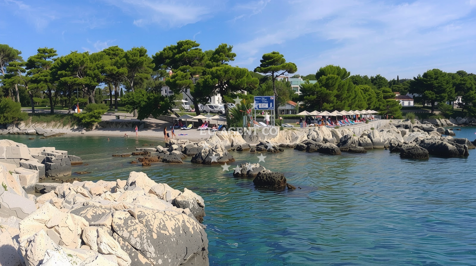 Additional view of Suha Punta beach in Kampor 99, Rab