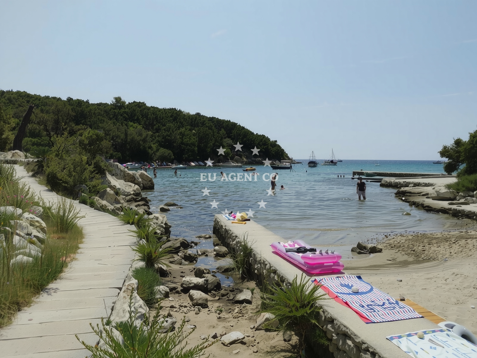 Additional view of Suha Punta beach in Kampor 99, Rab
