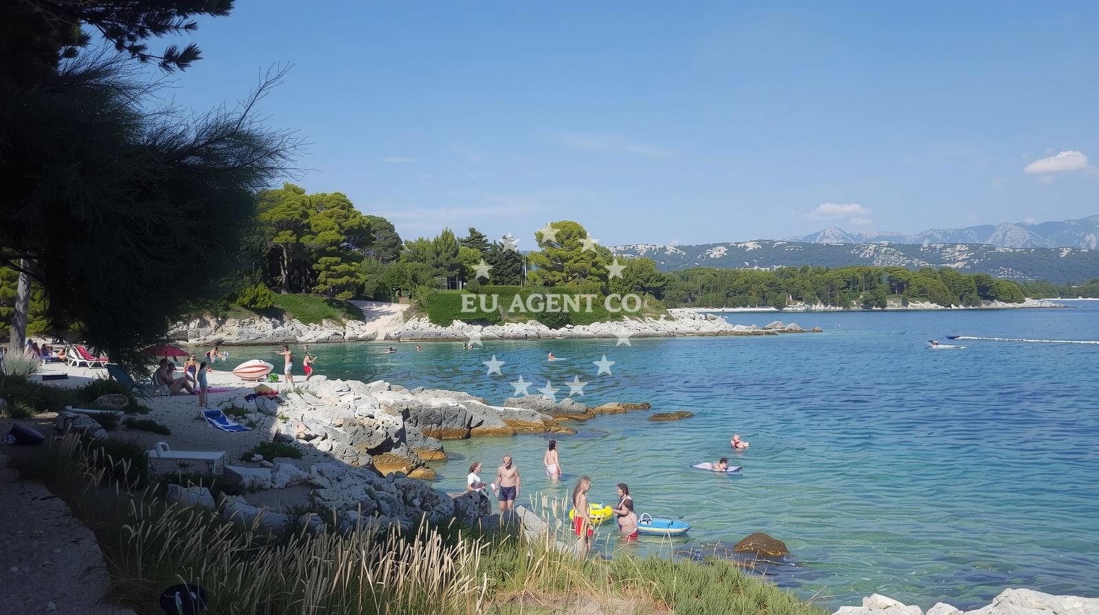Additional view of Suha Punta beach in Kampor 99, Rab