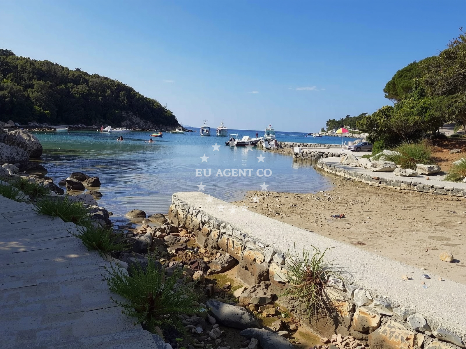 Additional view of Suha Punta beach in Kampor 99, Rab