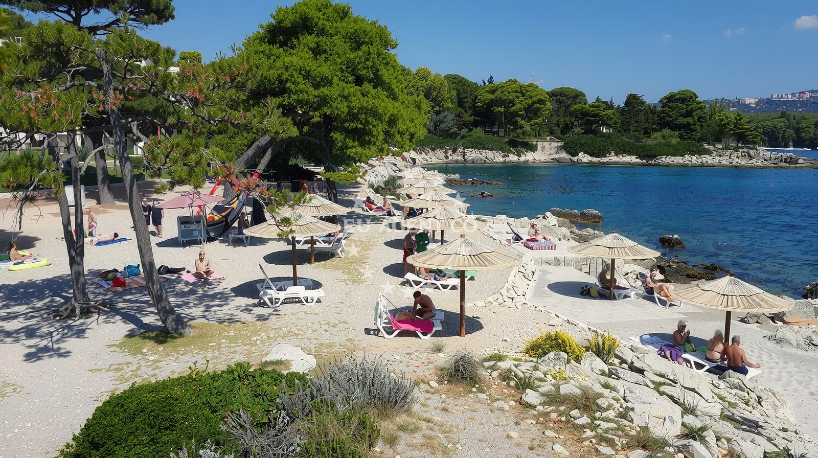 Additional view of Suha Punta beach in Kampor 99, Rab