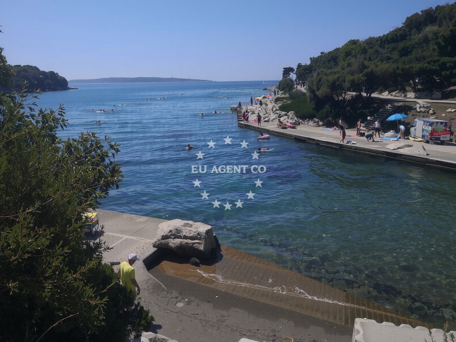 Additional view of Suha Punta beach in Kampor 99, Rab