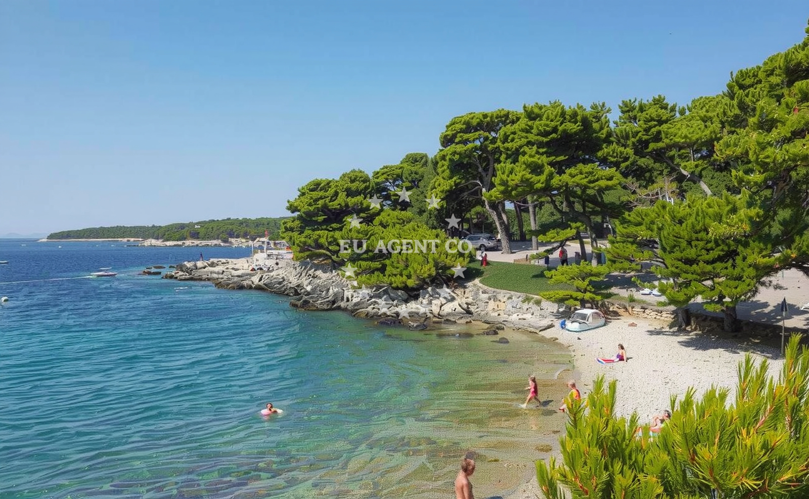 Additional view of Suha Punta beach in Kampor 99, Rab