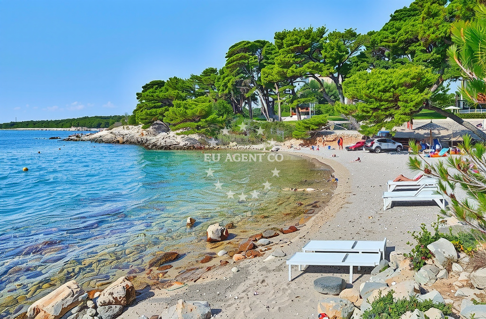 Additional view of Suha Punta beach in Kampor 99, Rab