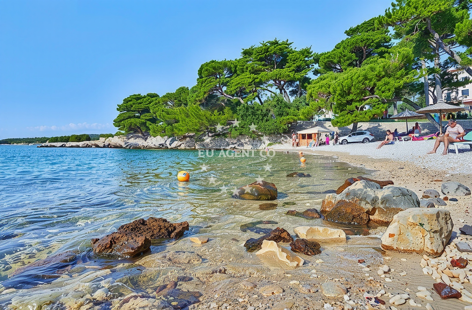 Additional view of Suha Punta beach in Kampor 99, Rab