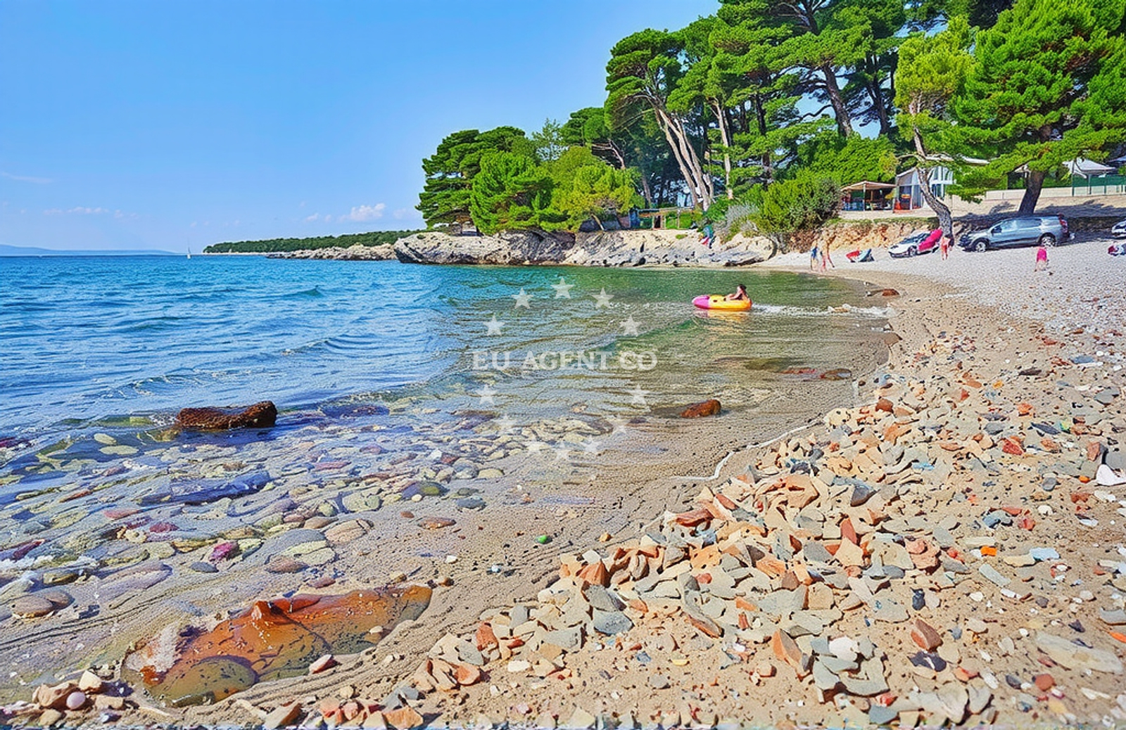 Additional view of Suha Punta beach in Kampor 99, Rab